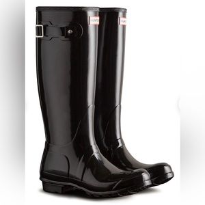 Hunter Original Tall Gloss Rain Boots (us 9m/10f)